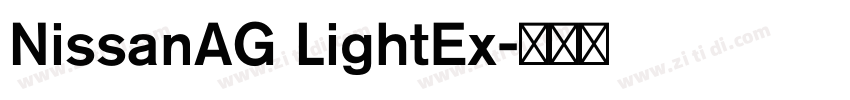 NissanAG LightEx字体转换